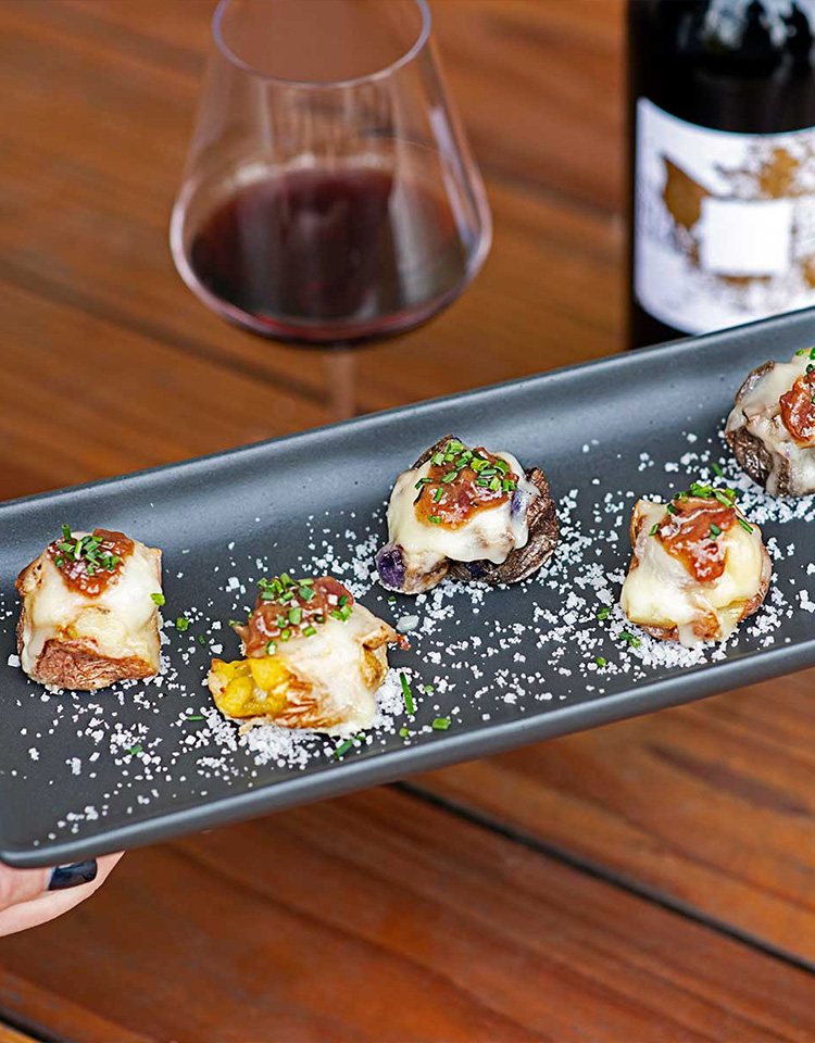 Salt-Baked New Potatoes & Red Onion Jam - Hess Persson Estates